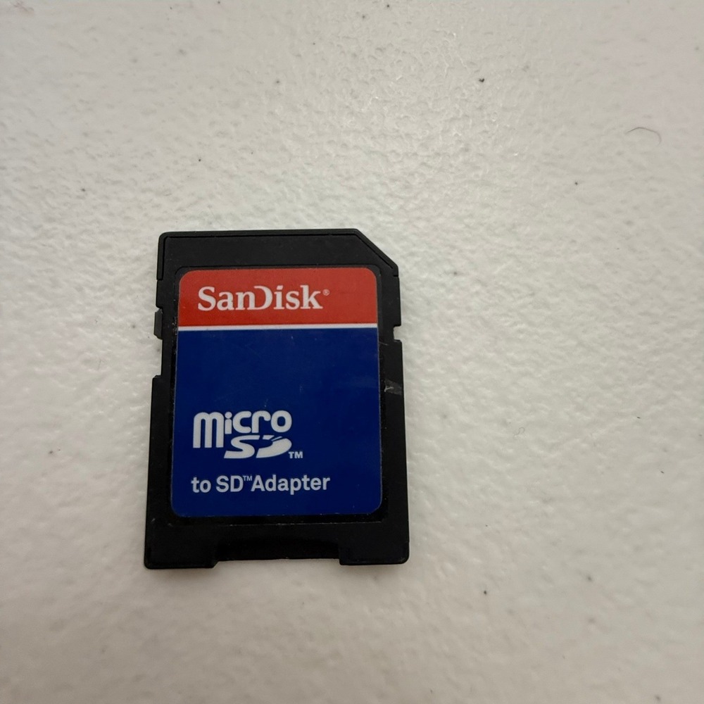 SanDisk MicroSD to SD Memory Card Adapter Black Blue Red Micro SD Converter